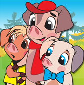 Three Little Pigs: Interactive Touch Book